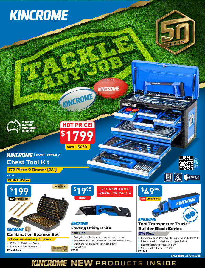 Kincrome Tackle Any Job April-May-2026